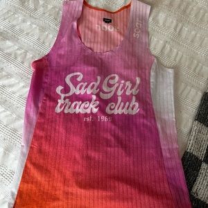 Sad Girl Track Club Running Singlet